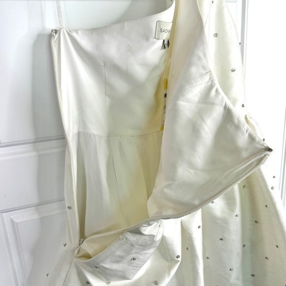 SACHIN + BABI Anthropologie Elliana One Shoulder Mini Dress NEW Size 6 - Picture 10 of 16